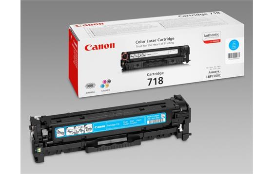 879731 Canon 2661B002 Toner CANON 718C 2.9K bl&#229; 